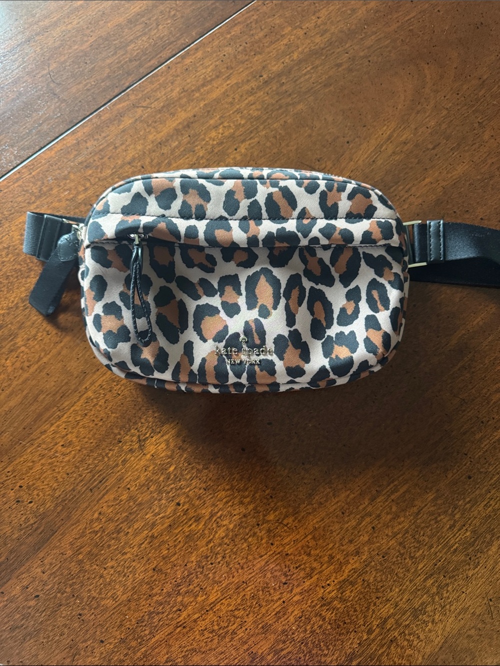 kate spade Leopard Print Belt Bag - Brown, Black, Cream
